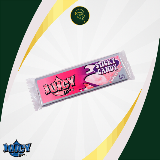 Juicy Jay’s Sticky Candy – 1 1/4 Rolling Papers 🍬✨