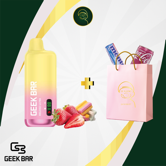 Geek Bar Meloso Ultra – 10 000 Puffs Strawberry Bubble Ice 🍓🍬❄️✨