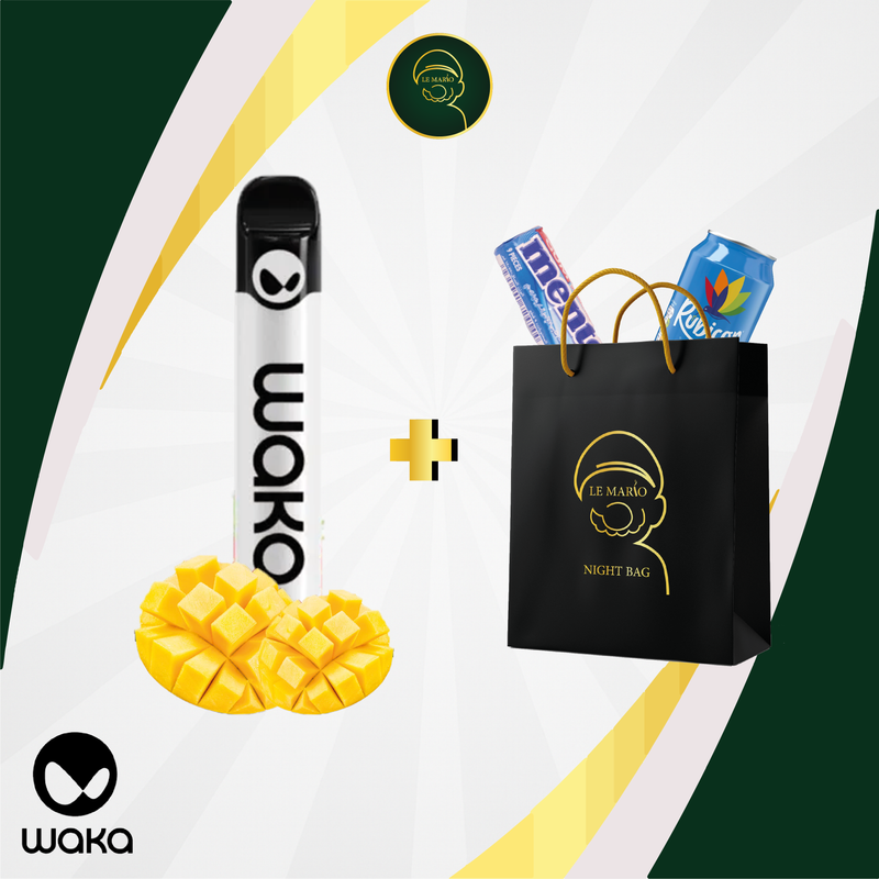 Waka Solo 2 Triple Mango 2500 Puffs | Vape Jetable Casablanca Maroc - Le Mario