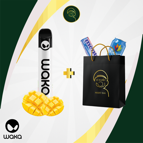 Waka Solo 2 Triple Mango 2500 Puffs | Vape Jetable Casablanca Maroc - Le Mario