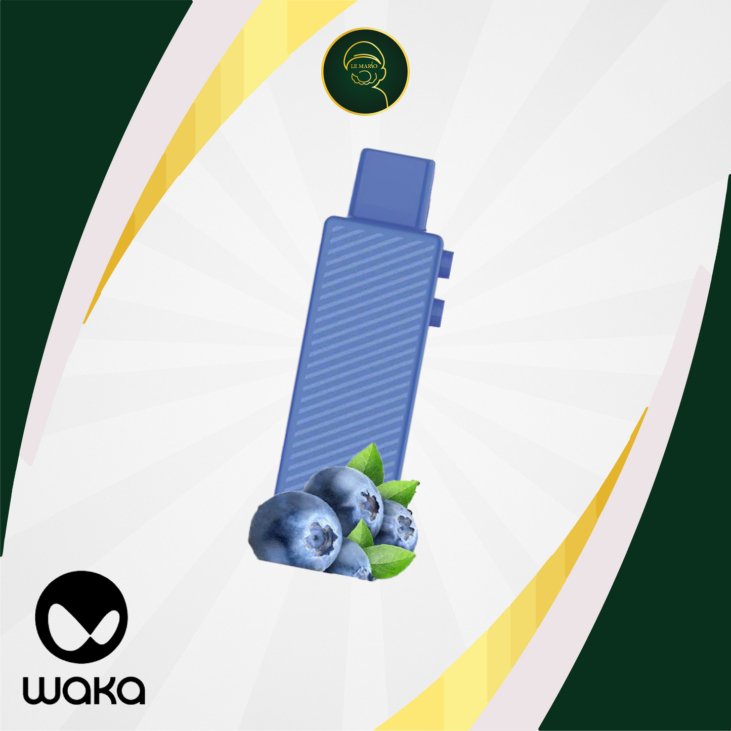 Waka Creator Pod Blueberry Splash (15 Puffs) | Vape Jetable Maroc