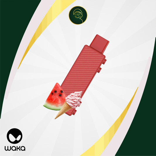 Waka Creator Pod – Watermelon Ice Cream (15 Puffs) | Vape Jetable Maroc Casablanca