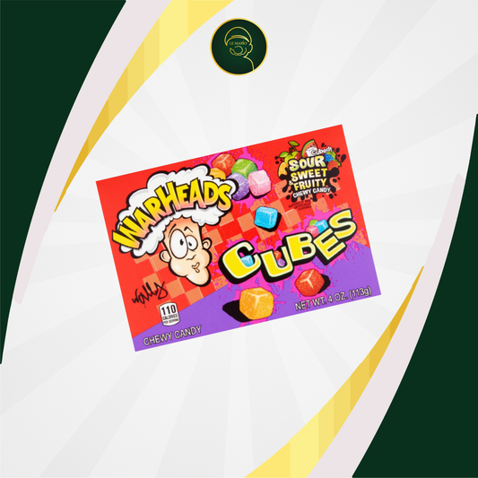 Warheads Cubes Sour Sweet & Fruity 113G