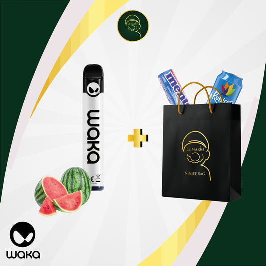 Waka Solo 2 Watermelon Chill 2500 Puffs | Vape Jetable Casablanca Maroc - Le Mario