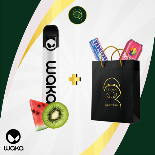 Waka Vape Solo 2 – 2500 Puffs Watermelon Kiwi 🍉🥝✨