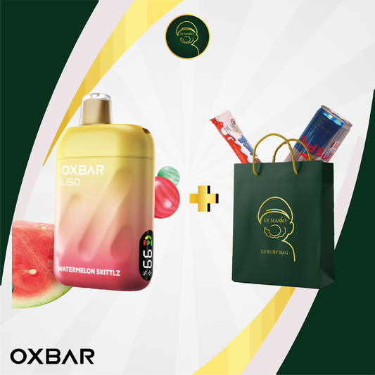 Oxbar Liso – 28 000 Puffs Watermelon Skittlz 🍉🍬✨