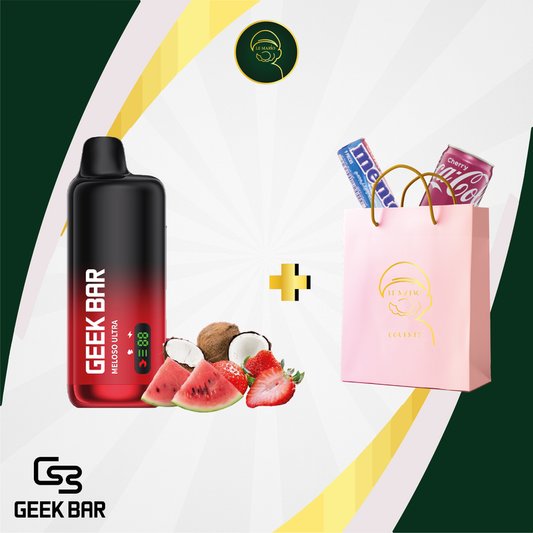 Geek Bar Meloso Ultra – 10 000 Puffs Watermelon Strawberry Coconut 🍉🍓🥥✨