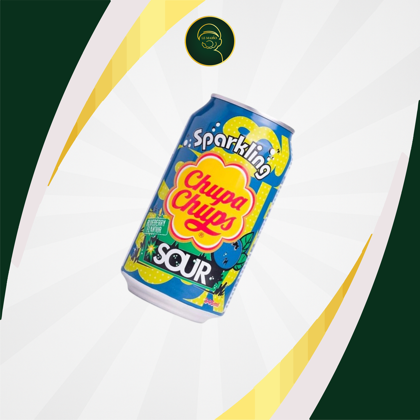 Drink Chupa Chups sour blueberry gas 0.25 l